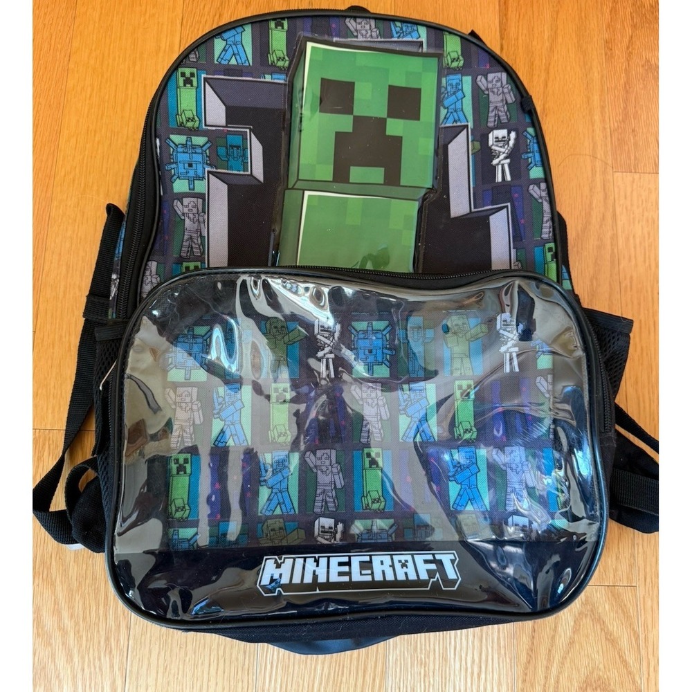 Minecraft Creeper School Backpack